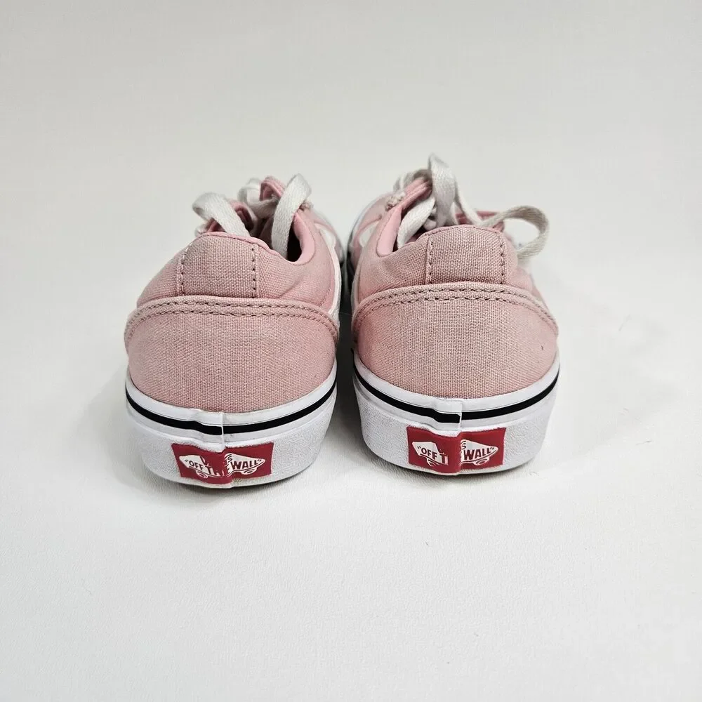 Vans Kids Old Skool Shoe -‎ Girls Size 5 - Powder Pink